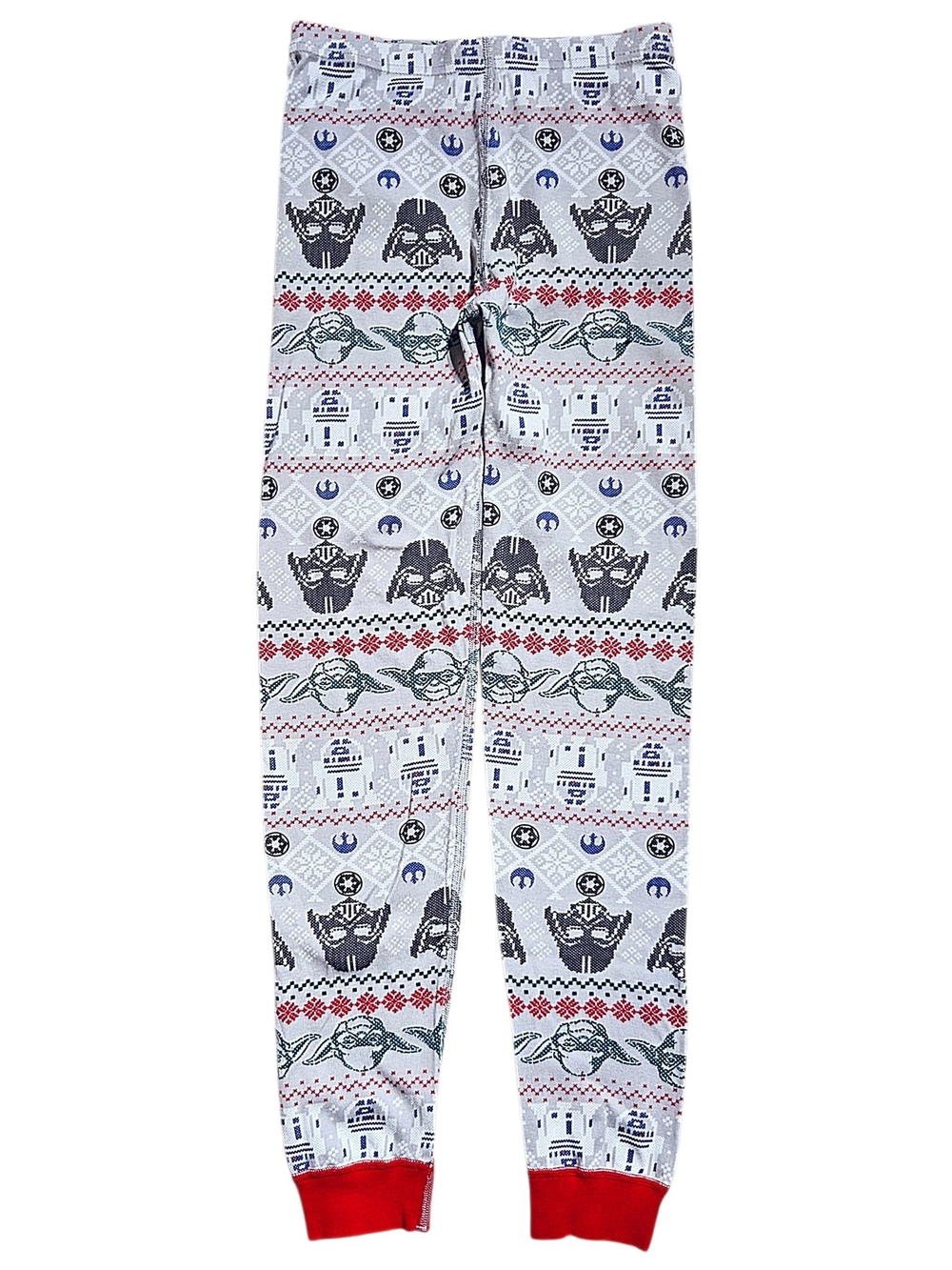 Hanna Andersson Star Wars Fair Isle Holiday Organic Cotton Pajama Pants 12